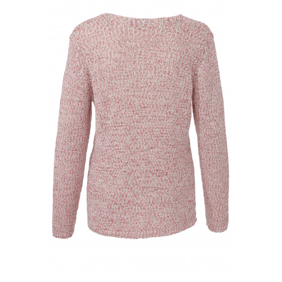 Pullover mit weitem V-Ausschnitt /