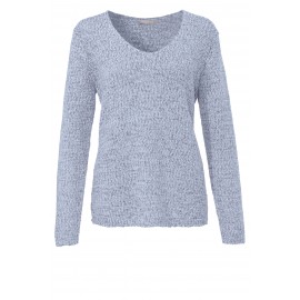 Pullover mit weitem V-Ausschnitt /