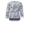 Pullover mit Rosen-Muster /
