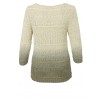 Pullover im Dip-Dye-Look /