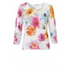 Print-Pullover aus reiner Baumwolle /
