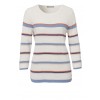 Legerer Pullover mit Ringelmuster /