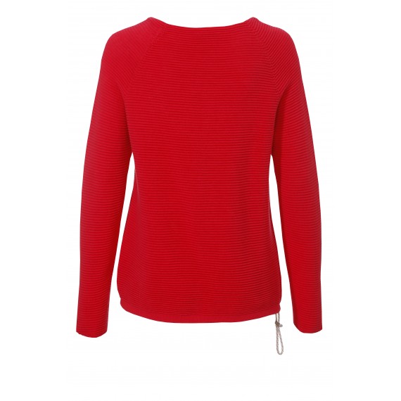 Lässiger Pullover mit Gummizug /