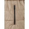 Steppjacke mit abnehmbarem Kunstpelz /