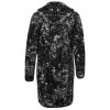 Lange Strickjacke mit Jacquard-Muster /