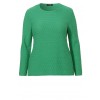 Modischer Pullover mit Struktur-Punkten /