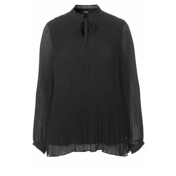 Romantische Bluse mit Plissees /
