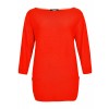Legerer Pullover mit Eingriffstaschen /