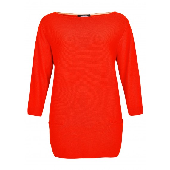 Legerer Pullover mit Eingriffstaschen /