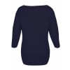 Legerer Pullover mit Eingriffstaschen /