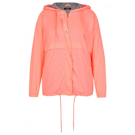 Aufregende Kapuzenjacke mit Schriftzug /