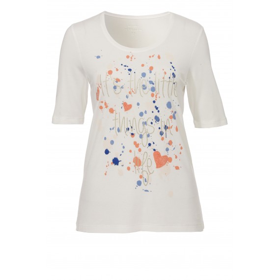 Sommerliches Statement-Shirt mit Muster /