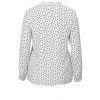 Bedruckte Bluse mit Stehkragen /