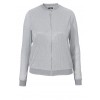 Schimmernde Blouson-Jacke mit Materialstruktur /
