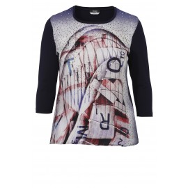 Cooles Shirt mit grafischem Motiv-Druck /