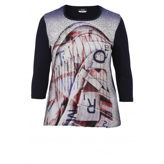 Cooles Shirt mit grafischem Motiv-Druck /