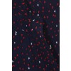 Luftige V-Bluse mit Tupfenmuster /
