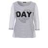 Lässiges Sweatshirt mit Motto-Print /