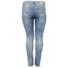 Slim Fit-Jeans im Used-Look /