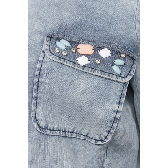 Süße Jacke mit Schmucksteinen /