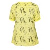 Zartes Blusen-Shirt mit Muster /