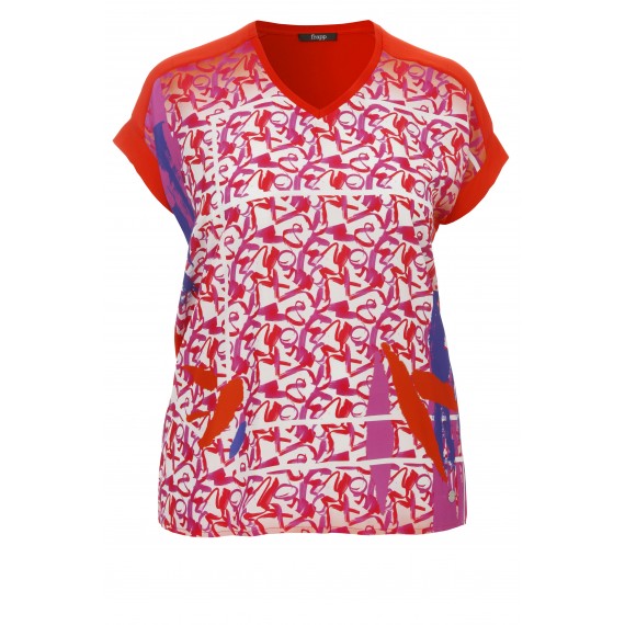 Leichtes T-Shirt mit grafischem Front-Print /