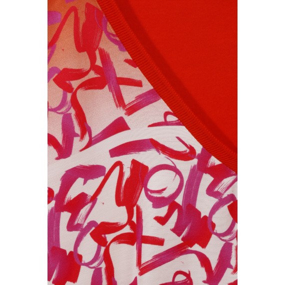 Leichtes T-Shirt mit grafischem Front-Print /