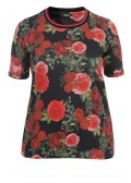Romantisches T-Shirt mit Muster /