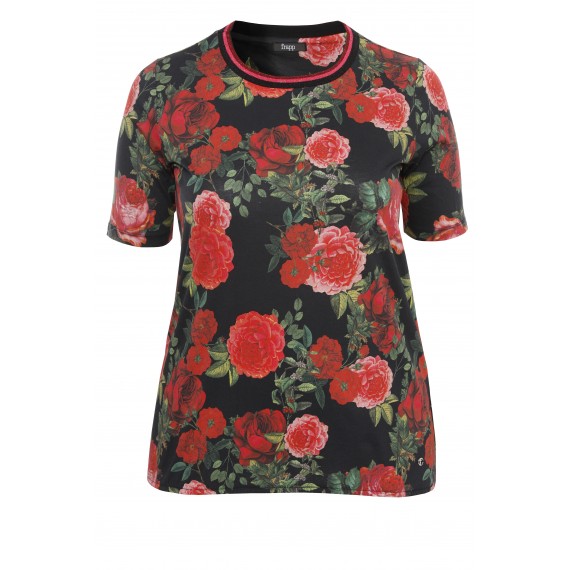 Romantisches T-Shirt mit Muster /