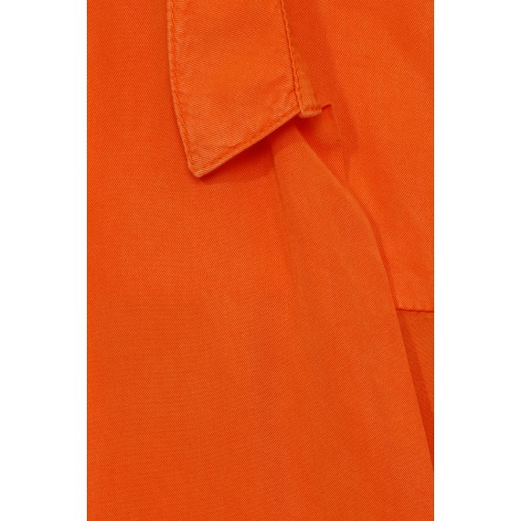 Legere Bluse mit verlängerter Rückseite /