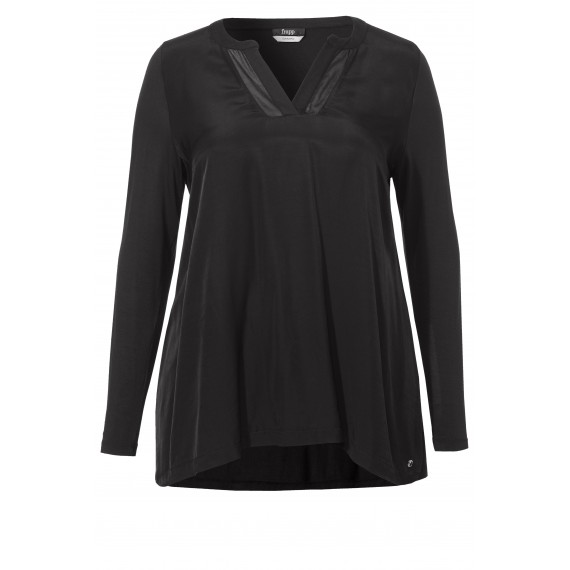 Edles Shirt mit Netzdetail /