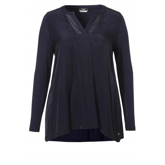 Edles Shirt mit Netzdetail /