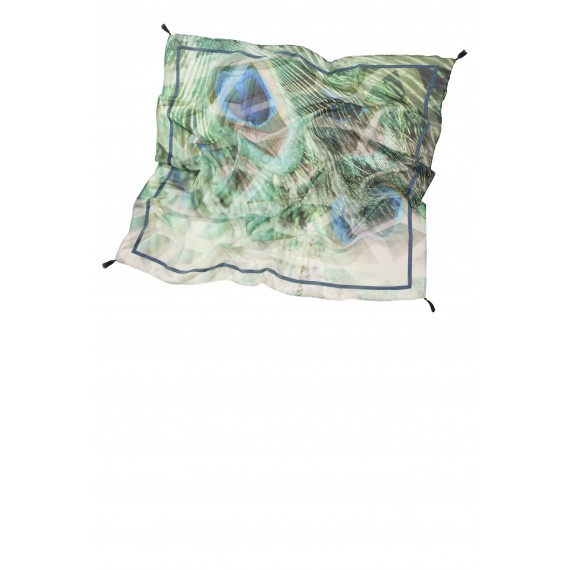 Zartes Tuch mit Print /