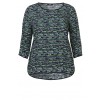 Luftiges Blusen-Shirt mit Print /