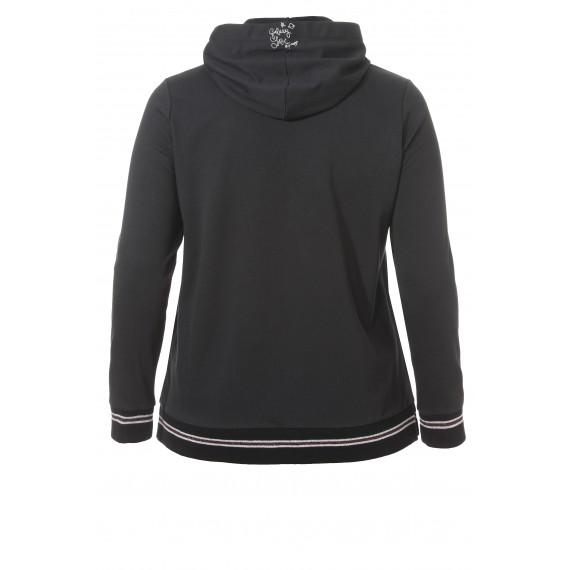Feminines Sweatshirt mit Ziersteinen /