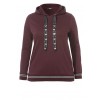 Feminines Sweatshirt mit Ziersteinen /