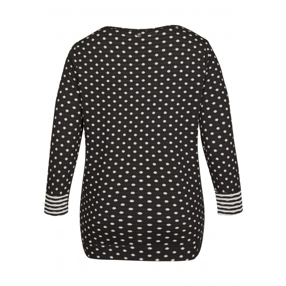 Raffiniertes Wende-Shirt mit Jacquard-Muster /