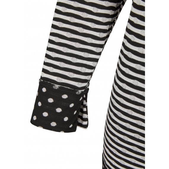Raffiniertes Wende-Shirt mit Jacquard-Muster /