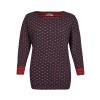 Raffiniertes Wende-Shirt mit Jacquard-Muster /