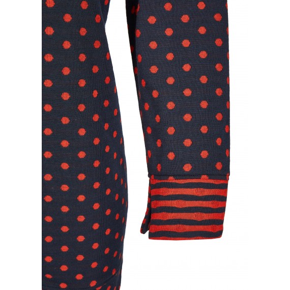 Raffiniertes Wende-Shirt mit Jacquard-Muster /
