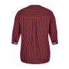 Luftige Bluse mit Streifen /
