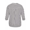 Luftige Bluse mit Streifen /