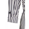 Luftige Bluse mit Streifen /