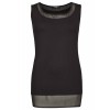 Vielseitiges Top mit Materialmix /