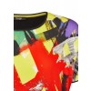 Aufregendes T-Shirt mit Front-Druck /