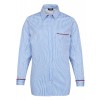 Lässige Bluse mit Allover-Streifen /