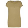 Dezente Bluse mit Materialmix /