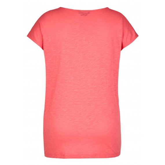 Dezente Bluse mit Materialmix /