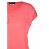Dezente Bluse mit Materialmix /