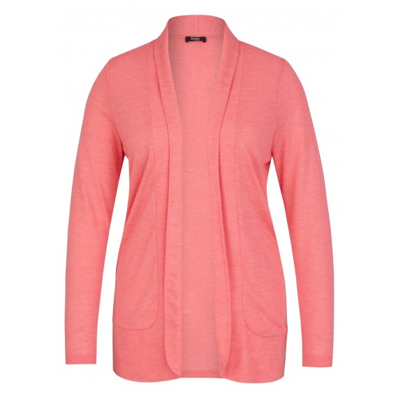 Einfarbige Jacke mit offenem Schnitt /